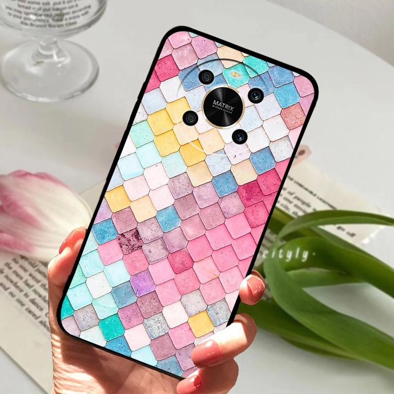 Чехол для Honor Magic4 Lite 5G ANY-LX1 LX2 LX3 Силиконовый ТПУ Мягкая крышка для телефона Для Honor Magic 4 Lite Бампер Fundas Модный Люксовый