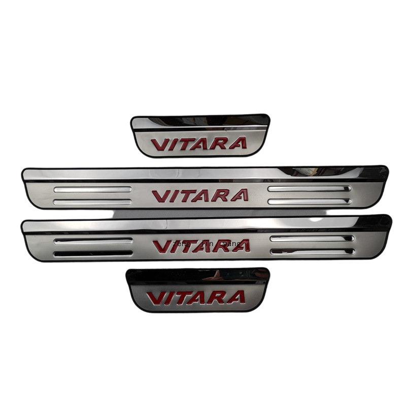 Для Suzuki Vitara пороги автомобиля протектор двери автомобиля подножка лестница автомобиля 304 качество нержавеющая сталь аксессуары хромированная отделка