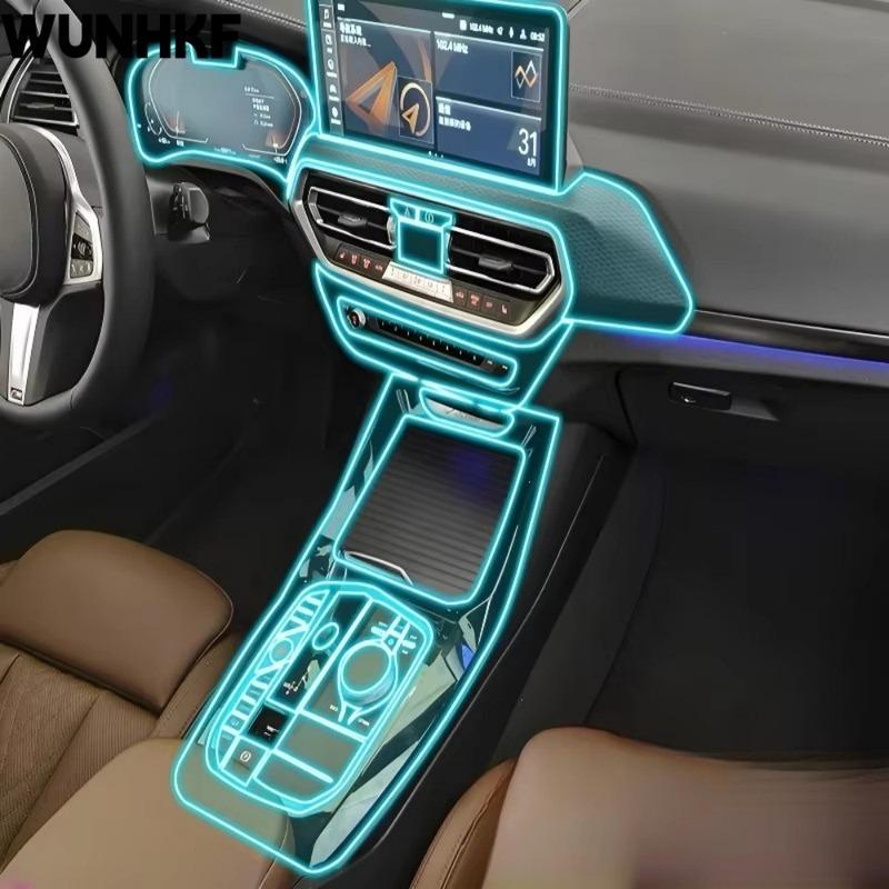 Car Interior Dashboard Multimedia Navigation Transparent Anti-Scratch Protection Film Modification For BMW X3 -
