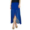 Asymmetrical Skirt Sheer Semi Lined Chic A-Line Skirt Party Wear
