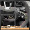 Для Fabia Skoda Octavia a5 2012 2013 Yeti 2009-2013 ize Дышащий Ручной шов Замшевая Накладка на Руль Автомобильный Аксессуар