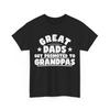 Grandfather Shirt, Great Dads Get Promoted To Grandpas Vintage T-shirt