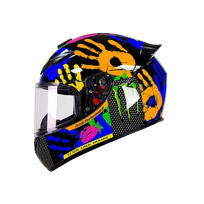 Motorcycle Helmet Unisex Safety Riding Helmet Four Seasons Universal Full Helmet Electric Vehicle Battery Car Helmet