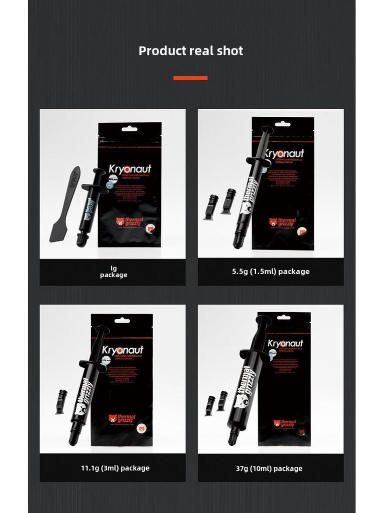 Термопаста Thermal Grizzly Kryonaut 1 г