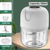 Electric Food Chopper Garlic Crusher Meat Grinder Mini Garlic Press Vegetable Chopper Masher Machine USB Kitchen Gadgets