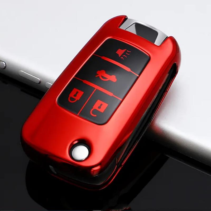 Мягкий чехол-брелок из ТПУ с дистанционным управлением для Chevrolet Camaro Cruze SS Sonic Spark Aveo Epica для Buick Lacrosse Encore GL8 Regal
