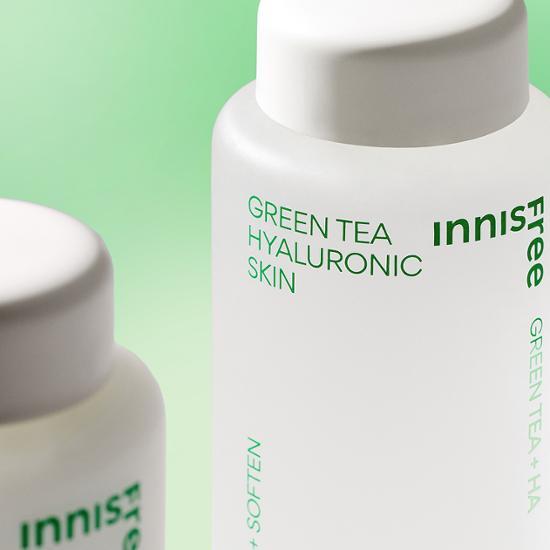 Innisfree Зеленый чай с гиалуроновой кислотой для кожи 170мл