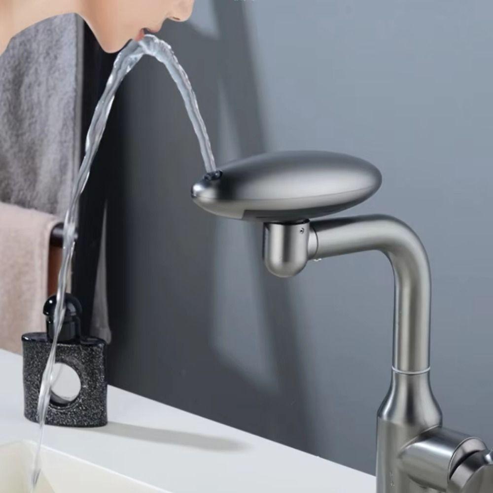 4 Modes Waterfall Basin Faucet Gentle Water Flow Cold Hot Water Faucet Water Sink Tap  Washstand