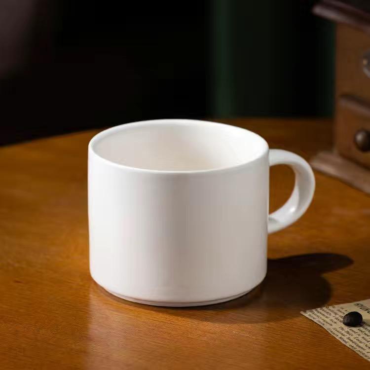Solid Color Simple Mug Cappuccino Coffee Cup Nordic Style Ceramic Water Cup Coffee Cup Milk Cup Breakfast Cup