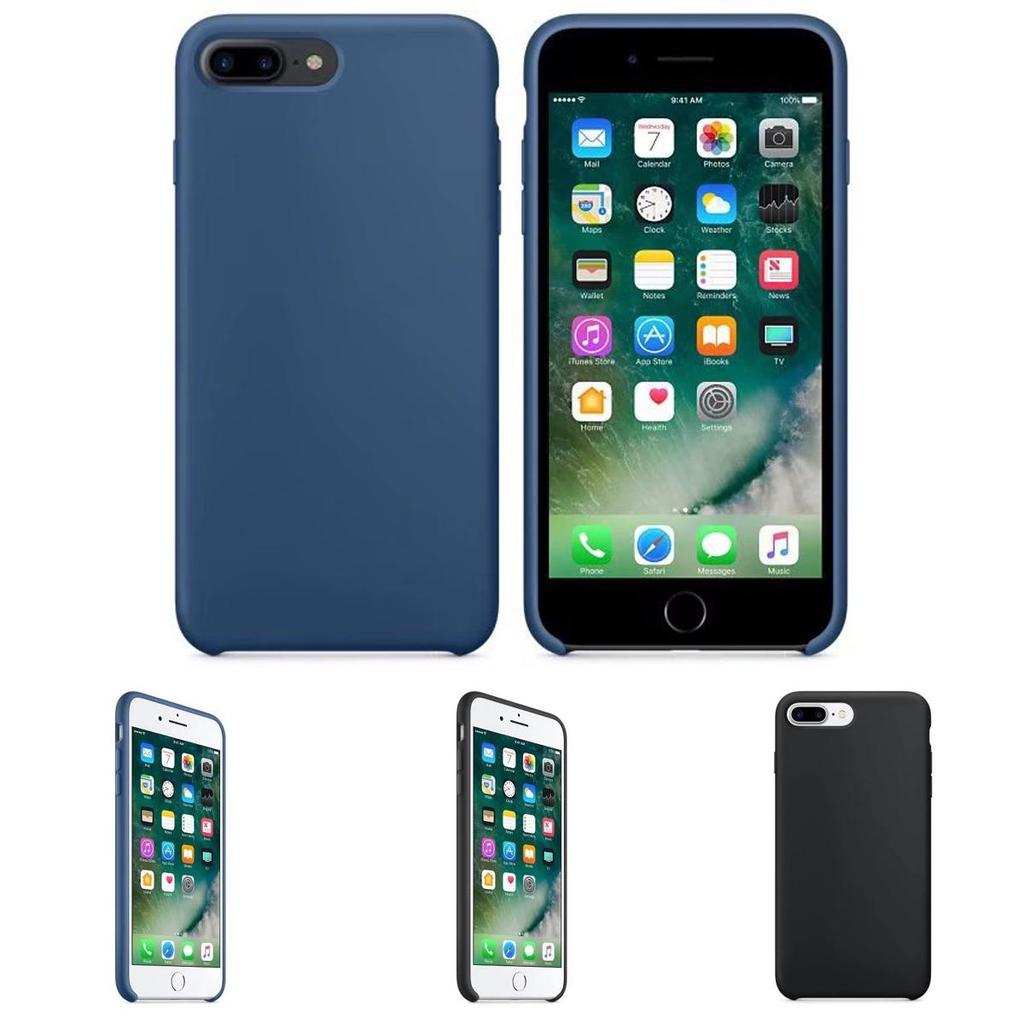 Чехол для iPhone X 8 7 6s Plus, Ультратонкий, Тонкий, Резиновый, ТПУ, Ударопрочный, Мягкий