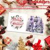 6PCS DIY Diamond Art Greeting Cards Christmas Congratulations Cards & Gifts