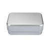 Portable Aluminum Soap Case Moisture Resistant Soap Dish Soap Containers with Draining Layer for Travel and Home