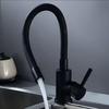 304 Stainless steel Faucets Kitchen Hot Cold Taps Universal Flexible Pipe Kitchen Sink Water Tap Deck Mounted