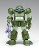Wave Armored Trooper Votoms Marshy Dog PS Version Approximately 12cm Plastic Model Kit 1/35 Scale, Tall, Pre-colored BK-217