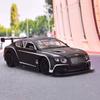 1:24 Bentley Continental GT3 литой игрушечный автомобиль из литого сплава модель автомобиля со звуком и светом и функцией инерционного движения игрушечный автомобиль для детей мальчик подарок