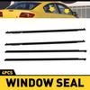 4X Молдинг двери Уплотнитель оконной накладки Уплотнительная лента Уплотнитель для Mazda3 BK Седан 2004-09