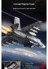 Модель истребителя Sengbao J-35: Образовательный конструктор «Военный самолет» для детей