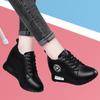 Inner Heightening Women's Shoes Summer Leather Surface Casual Women's Shoes Soft Sole Versatile Women