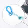 With Metal Clasp Springs Keyring Stretchy Stretchy Spiral Spring Coil  Luggage Tags