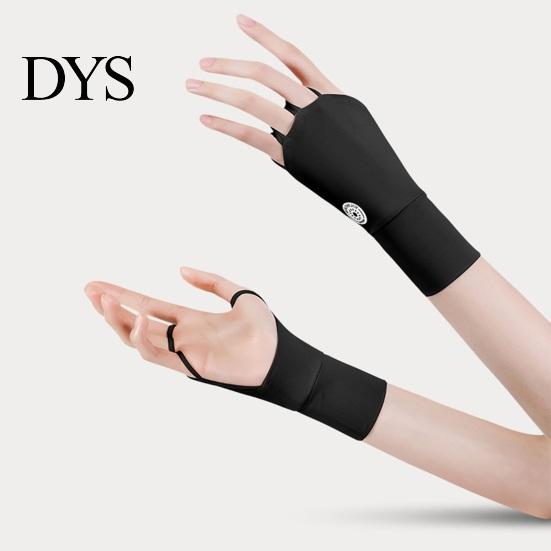 Sunscreen Golf Gloves 1 Pair Summer Sun Protection Breathable Men Women Outdoor Sports UV Fingerless Cooling Ice Silk Hand Sunshade Cover Resistant
