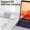 FONKEN PD100W USB C к MagSafe1 кабель с L-наконечником TypeC Женский шнур для ноутбука для MacBook Air Pro Магнитный преобразователь для быстрой зарядки