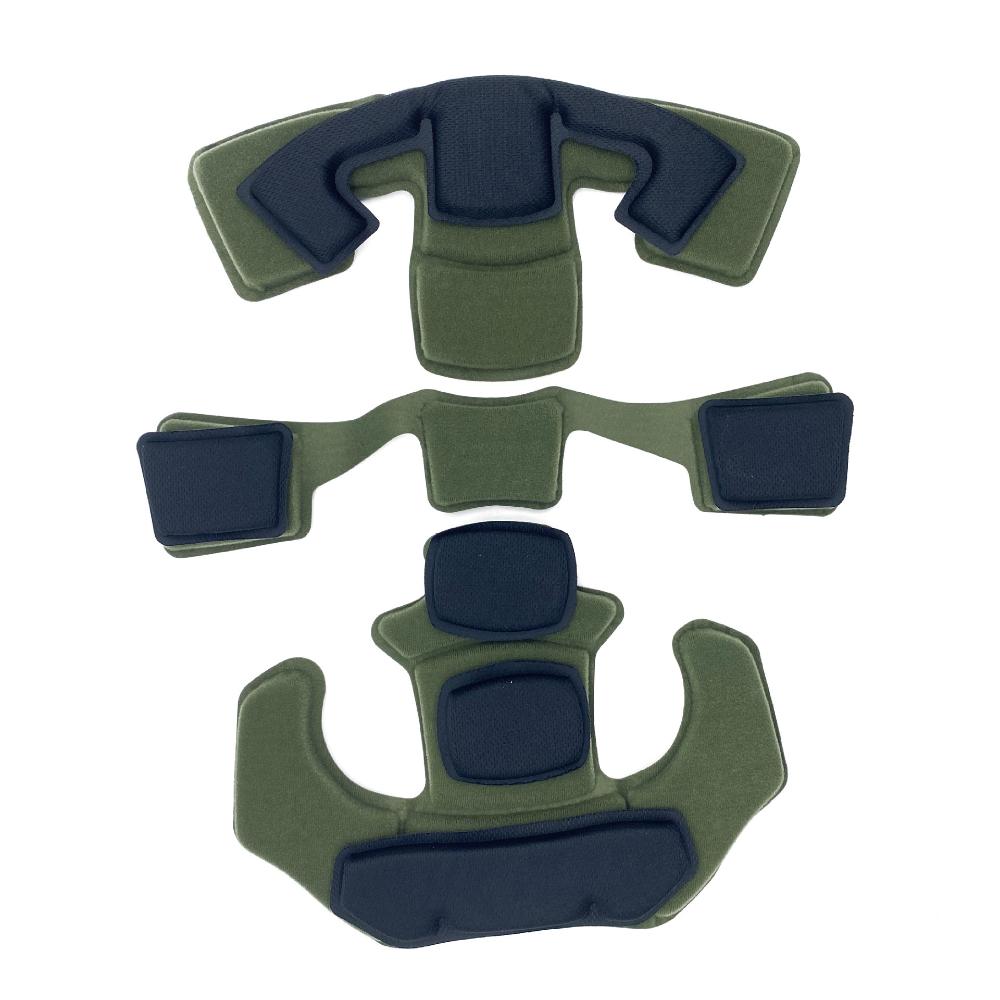 Комплект внутренних подкладок для тактического шлема, удобный шлем для стрельбы из страйкбола, подкладка из ЭВА с эффектом памяти, аксессуары для пейнтбольного шлема CS