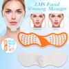235×65×15mm Ems Face Lifting Machine Facial Muscle Stimulator V Face Slimming Exerciser Ems Massager Face With Gel Pads Skin Lift