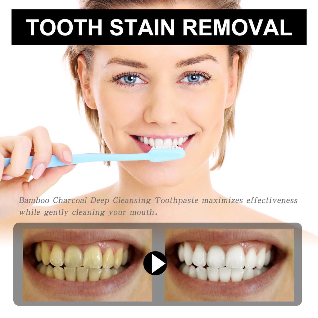 EELHOE Бамбуковый уголь для чистки зубов, удаляет пятна, освежает дыхание, отбеливает зубы, мусс, гигиена полости рта, мусс, пена, портативная зубная паста для путешествий, 30 мл