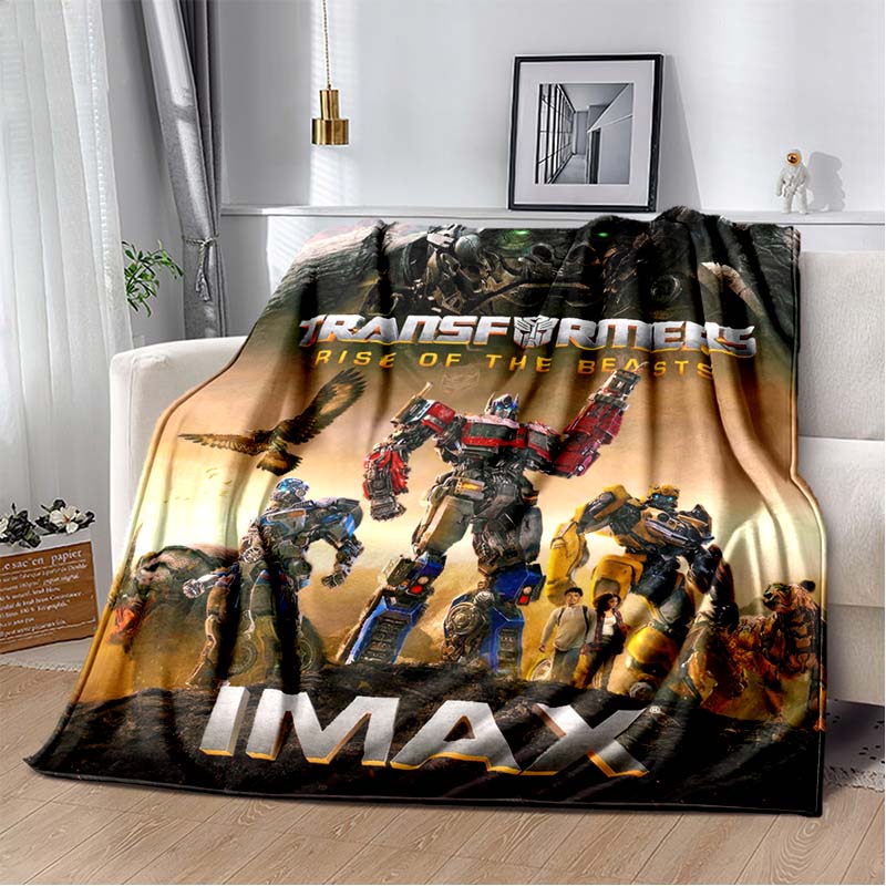 Мягкое фланелевое одеяло с изображением мультфильма «Трансформеры Автоботы» для кроватей, диванов, пикников, пледов для отдыха на свежем воздухе, подарков