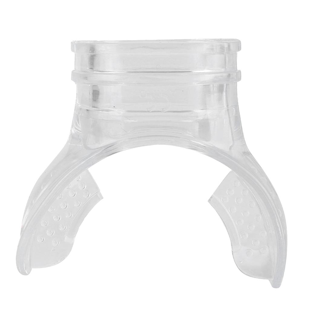 Transparent PVC Professional Scuba Diving Standard Bite Mouthpiece