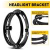 7" Дюймовый Светодиодный Адаптер Фары Монтажное Кольцо Кронштейн Фара Мотоцикл Круглый Черный