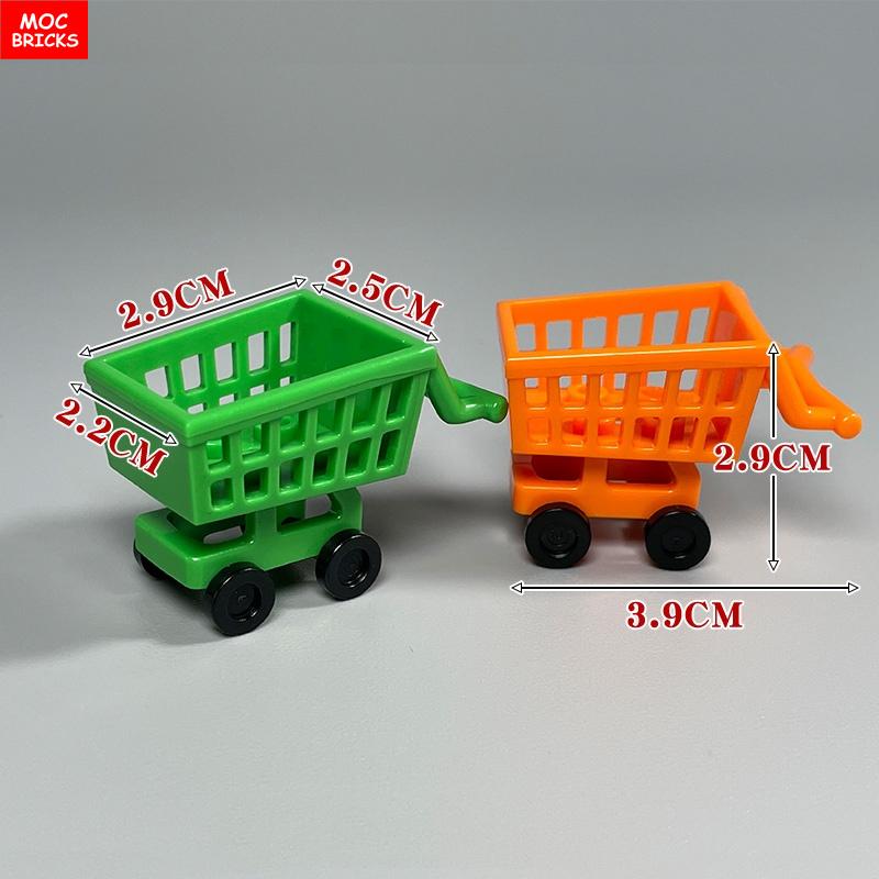 Серия контейнеров MOC Bricks Коробка для демонстрации Ведро Таз Горшок Упаковка Корзина Аксессуары Собранные Строительные Блоки Игрушки Подарок для Детей