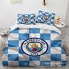 Size 3D Printed Football Club Standard Bedding Three-Piece Quilt Cover Pillowcase