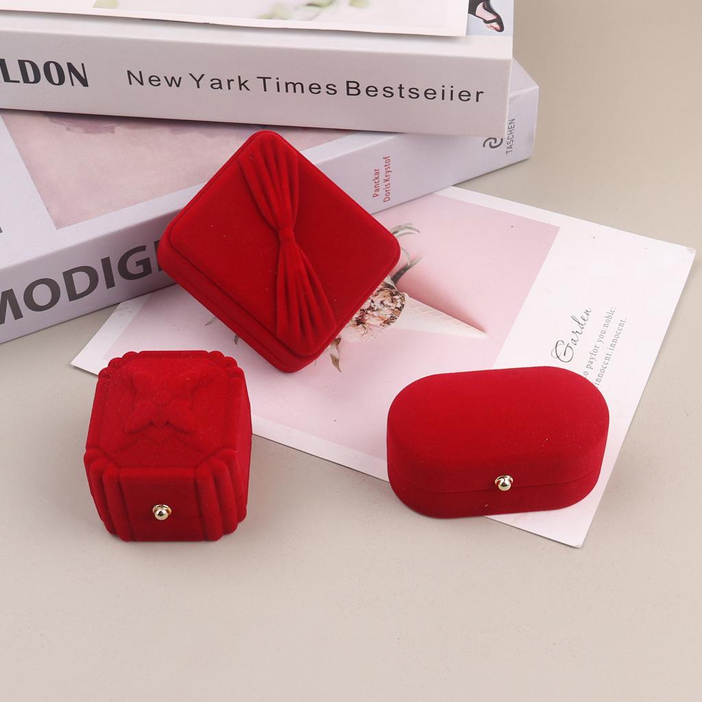 1 шт. Высококачественные коробки для хранения ювелирных изделий, презентационные коробки для ожерелий и колец, бархатный чехол для сережек, пластиковая витрина