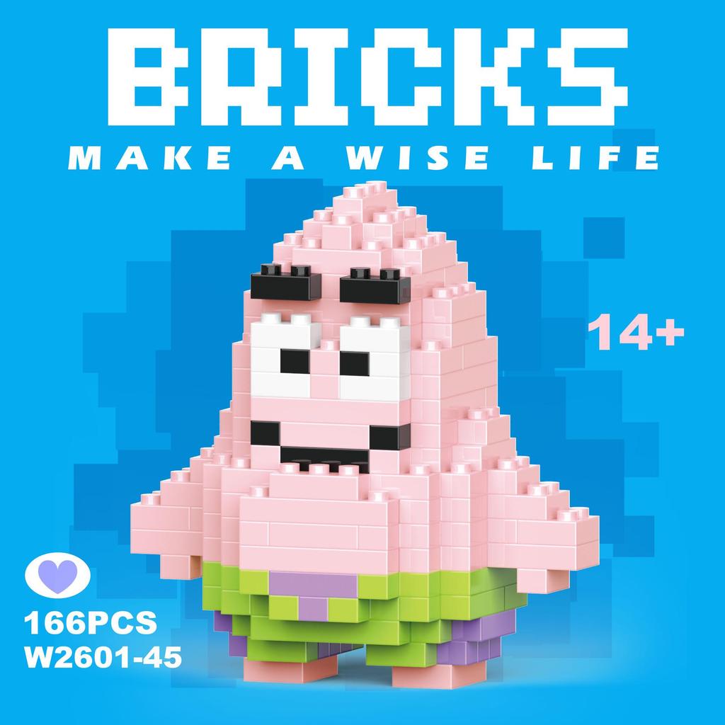 Совместимые с Lego мультяшные фигурки, строительные блоки - развивающие игрушки для детей, подарок в закрытой коробке