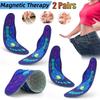 2Pairs Medical Magnetic Therapy Sports Insoles Massage Foot Weight Loss Slimming Acupressure Insole Anti-fatigue Health Shoe Pad