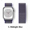 Нейлоновый ремешок для Apple Watch 10 Ремешки 46мм 44мм 40мм 45мм 41мм 49мм 42мм 38мм Браслет Correa iwatch Серия 8 se 7 6 3 9 11 40 мм