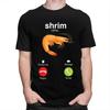 Shrim Is Calling T Shirt Men Short-Sleeve Funny Shrimp Meme T-shirt Streetwear Tee Tops for Husband Boyfriend Slim Fit Tshirt