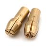 10Pcs Mini Brass Drill Chucks Adapter 0.5mm-3.2mm Dremel Drill Chucks Chuck Adapter Micro Collet for Power Rotary Tool