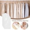 10Pcs Thickened Visible Suit Cover PE Clothing Cover Durable Clothing Dust Bag Household