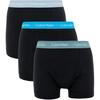Comfortable Simple Boxer Briefs 3-Pack Men Underwear Black 0000U2662G-N22