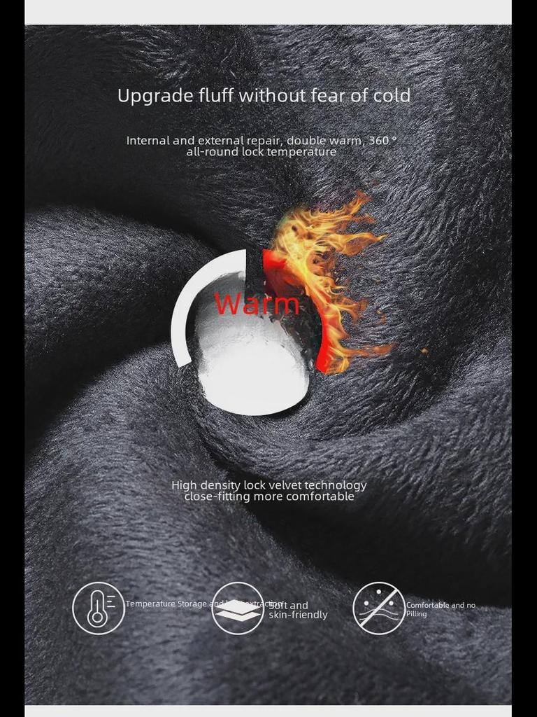 Мужские универсальные узкие эластичные джинсы — модные, удобные, мягкие, прямого кроя с добавлением бархата