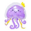 1 шт. надувной шар в виде медузы, украшение для дня рождения, плавающий шар, украшение для сцены, пузырьковый шар, фиолетовый, розовый, синий