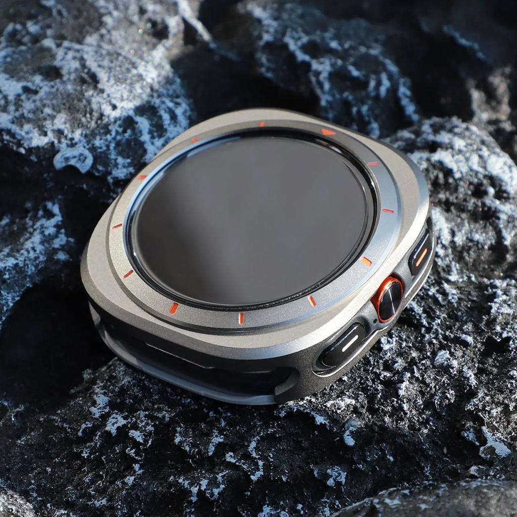 Роскошный алюминиевый чехол для Samsung Galaxy Watch Ultra 47 мм Металлическая крышка Защитная пленка для экрана для samsung galaxy 7 ultra 47 Аксессуары