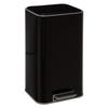 "Sapphire" Metal Trash Can 30 Liters Atmosphéra - Black