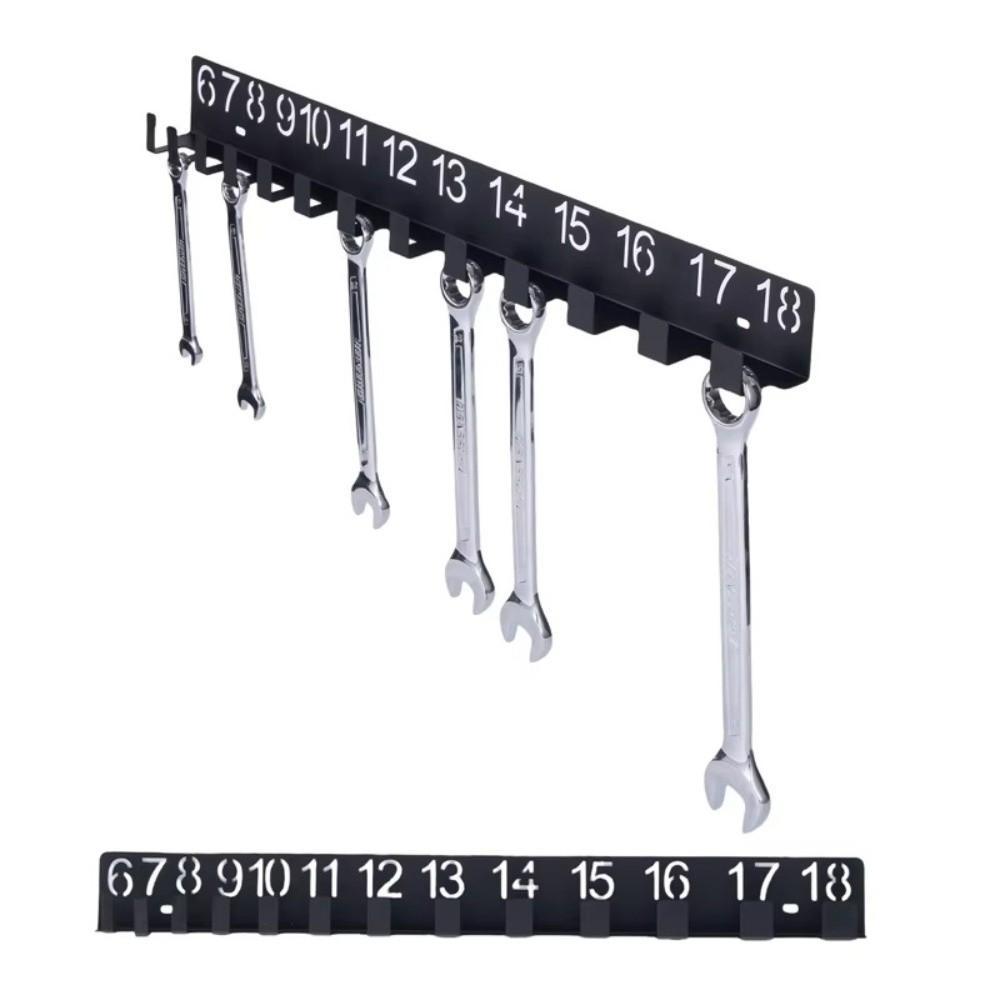 Wall Mount Wrench Organizer Rack Multi-functional Tool Organizer Hanging Hooks New Wrench Hanger