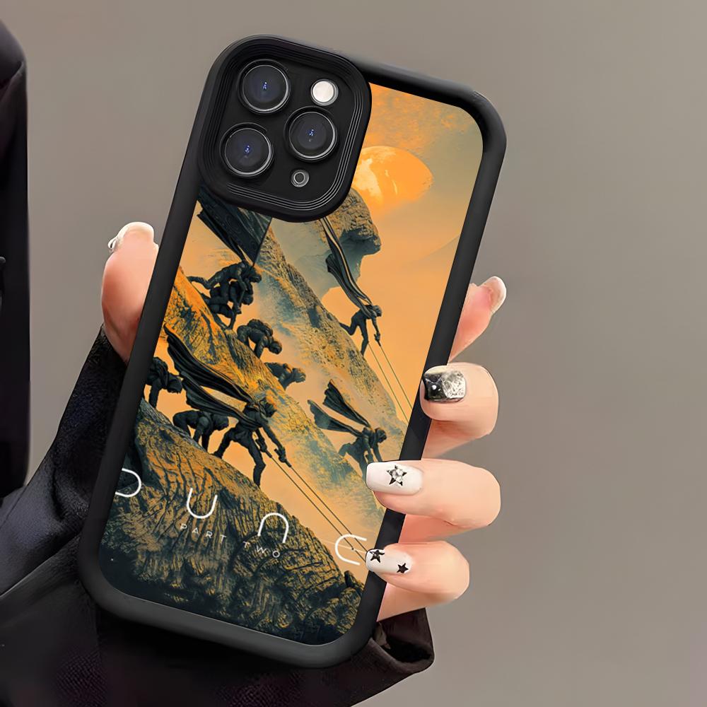 Sci-fi Movie Dune Part 2 Phone Case For IPhone 17 Air 16 E 15 14 Plus 13 12 11 Pro Max Black Sky Eye Stepped Protective Case