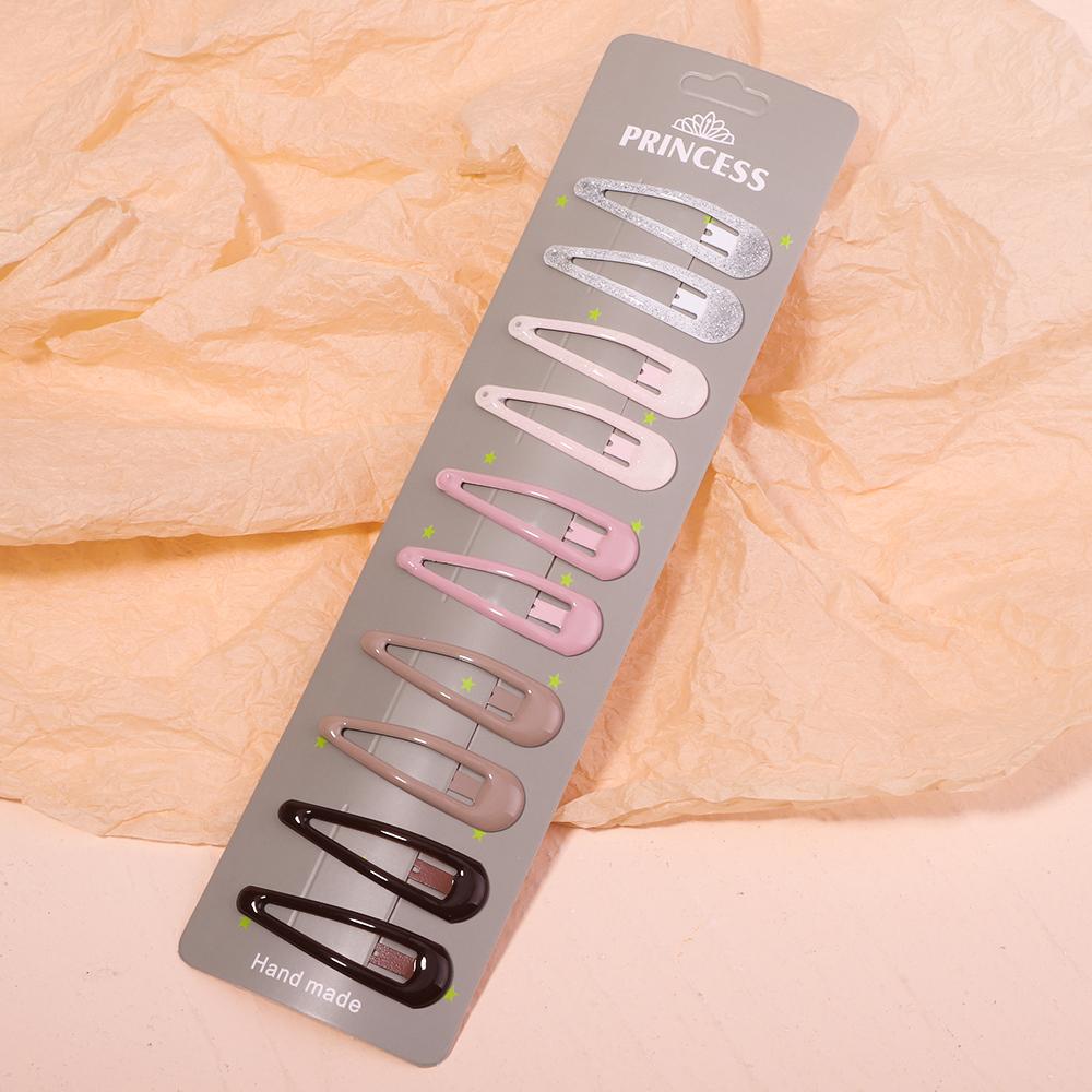 10 шт./набор Милые конфетные цвета Капающие заколки для волос BB-клипсы для девочек Детей Заколка для волос Заколка Аксессуары Женщины Дети Зажим для волос Головной убор