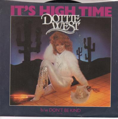 7-дюймовая пластинка DOTTIE WEST - It's High Time A1436 Liberty 1981 США Фолк Б/У