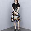 2023 Summer Women Loose Casual Print plus Size Dress Dresses